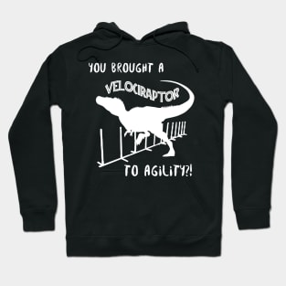 Velociraptor Agility - white Hoodie